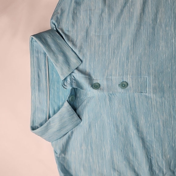 🆕️C9 Champion Duo Dry Mens Polo Shirt-Amazing Aqua - Picture 3 of 6